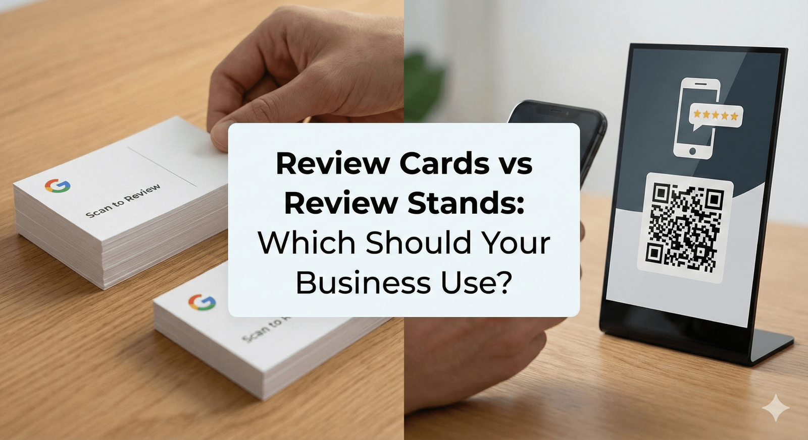 Review Cards vs Review Stands
